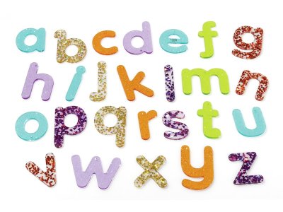 Zoom bild av TRANSLUCENT GLITTER LETTERS