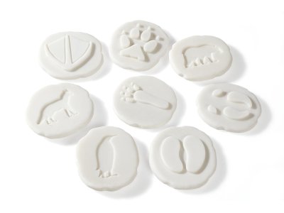Zoom bild av TACTILE PRINTING PEBBLES Polar animals
