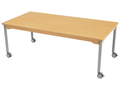 Zoom bild av NOISE-REDUCING TABLE LEGS WITH CASTORS 160x80 cm rectangle