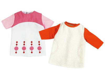 Zoom bild av Doll BIB DRESS AND FURRY DRESS PACK size 1