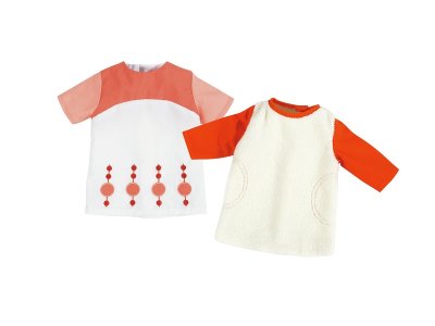 Zoom bild av Doll BIB DRESS AND FURRY DRESS PACK Size 2