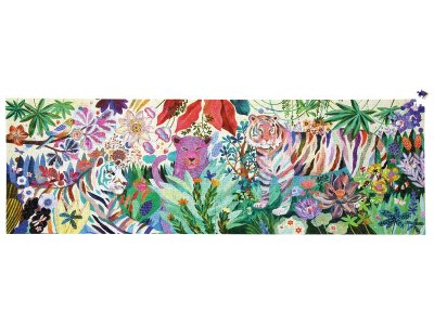 Zoom bild av 1000 PIECE PUZZLE Rainbow Tigers