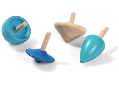 Zoom bild av SET OF ECO-DESIGNED SPINNING TOPS