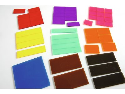 Zoom bild av SET OF TRANSLUCENT FRACTIONS Bands