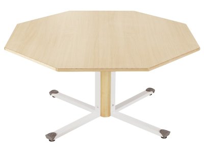 Zoom bild av Laminated table top - Central leg - Octagon