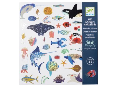 Zoom bild av METALLIC THEMED STICKERS The ocean METALLIC THEMED STICKERS