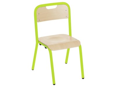 Zoom bild av METAL CHAIR WITH PROTECTED EDGES - 4 LEGS Size 3 - H: 35 cm