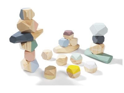 Zoom bild av WOODEN STACKING ROCKS