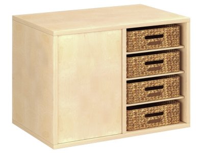Zoom bild av MELAMINE COATED UNIT H: 51 cm - W: 70.5 cm 8 baskets 6 shelves