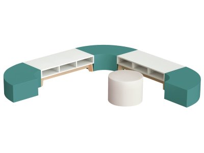 Zoom bild av KIDY S'COOL READING KIT with solid wooden legs
