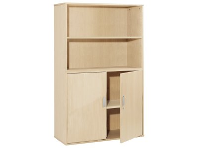 Zoom bild av MELAMINE COATED CABINET H: 162 cm - L: 105 cm 3 shelves, Low doo