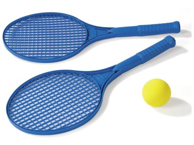 Zoom bild av PAIR OF LONG HANDLED RACKETS