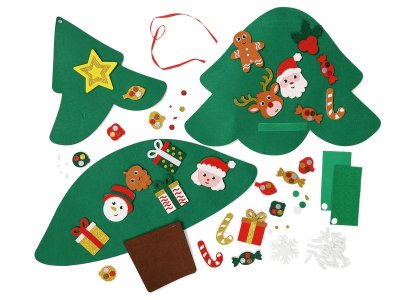 Zoom bild av GIANT FELT CHRISTMAS TREE TO DECORATE