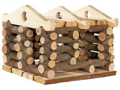 Zoom bild av CONSTRUCTION SET IN NATURAL WOOD
