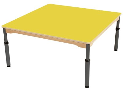 Zoom bild av LAMINATED TABLE TOP HEIGHT-ADJUSTABLE 120x120 cm square