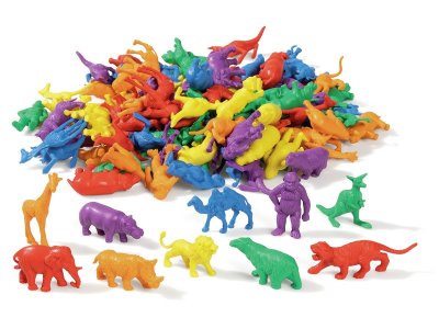 Zoom bild av SORTING FIGURINES Animals of the world