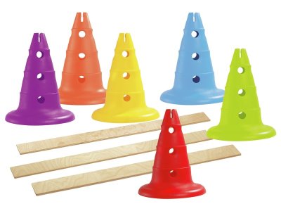 Zoom bild av MAXI PACK 6 Cones H: 32 cm + 3 slats