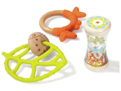 Zoom bild av SET OF 3 EARLY LEARNING RATTLES