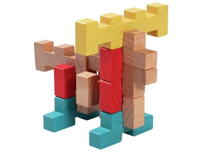 Zoom bild av SLOT-IN CONSTRUCTION GAME 100 pieces