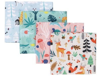 Zoom bild av PRINTED FABRIC OFFCUTS Animals