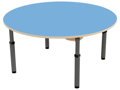 Zoom bild av LAMINATED TABLE TOP HEIGHT-ADJUSTABLE Ø 120 cm circle