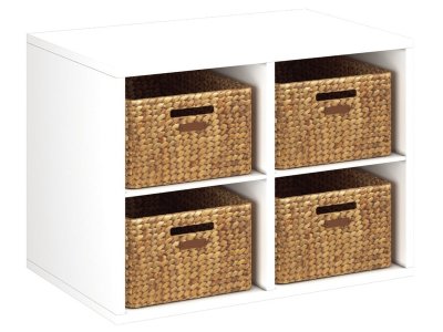 Zoom bild av MELAMINE COATED UNIT H: 51 cm - W: 70.5 cm 4 baskets 2 shelves