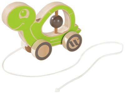 Zoom bild av PULL-ALONG ANIMALS Lulu the tortoise