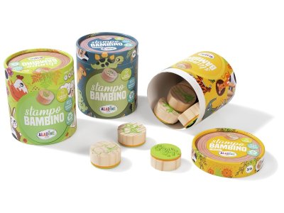 Zoom bild av MAXI PACK BAMBINO WOODEN STAMPS