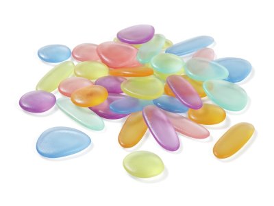 Zoom bild av Baby RAINBOW MULTI-ACTIVITY PEBBLES Transparent