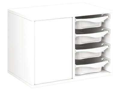 Zoom bild av MELAMINE COATED CABINET H: 51 cm - W: 70.5 cm 8 trays on rails