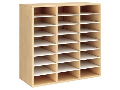 Zoom bild av MELAMINE COATED CABINET H: 102 cm - L: 105 cm 21 shelves