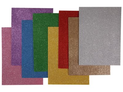Zoom bild av GLITTERY FOAM SHEETS