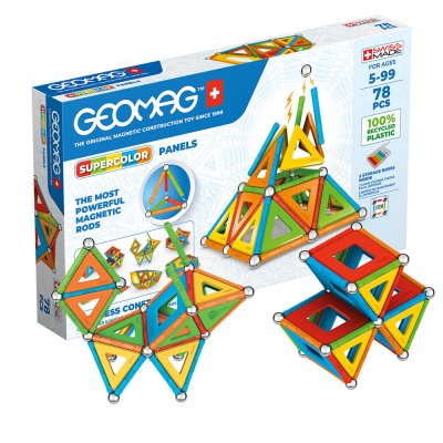 Zoom bild av Geomag Classic Superfärg Återvinningsbar 78 delar 