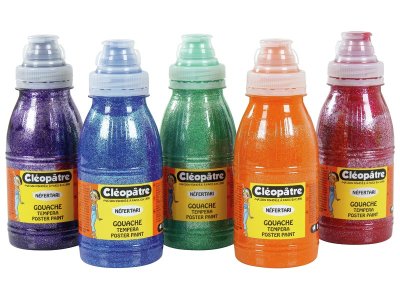 Zoom bild av GLITTER GOUACHE 5 x 250 ml ? Tropical colours