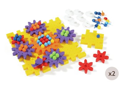 Zoom bild av Georello Basic 160-piece GEAR SET MAXI PACK