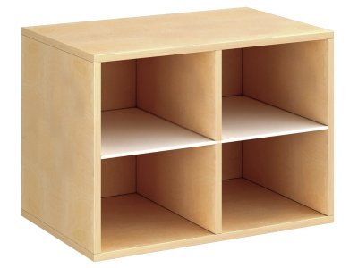Zoom bild av MELAMINE CABINET H: 51 cm - L: 70.5 cm 2 shelves