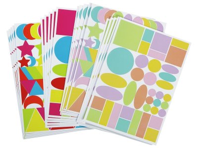Zoom bild av LARGE STICKERS Multi-shapes