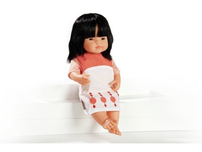 Zoom bild av DRESSED HARD BODY DOLL 38 cm Naomi