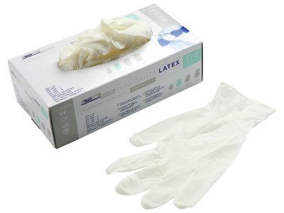 Zoom bild av DISPOSABLE GLOVES Made of latex