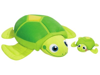 Zoom bild av GIANT CUSHION Lulu the turtle and her baby