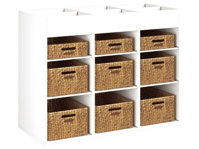 Zoom bild av MELAMINE COATED UNIT H: 81 cm - W: 105 cm 12 baskets 9 shelves