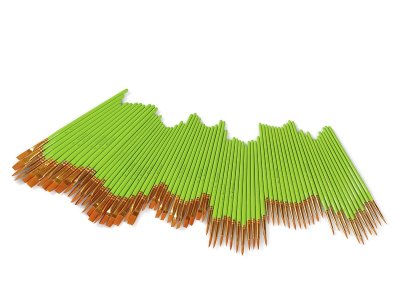 Zoom bild av SYNTHETIC FIBRE PAINTBRUSHES