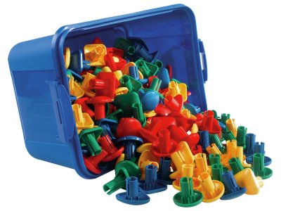 Zoom bild av GEOMOSAICS Ø 4 CM Primary colours