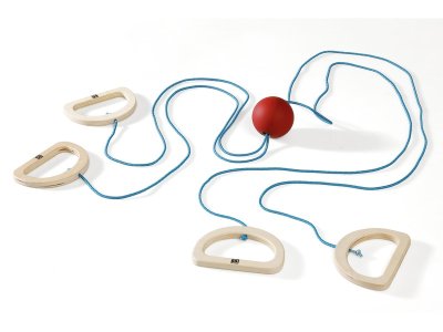 Zoom bild av WOODEN BOINGBALL GAME