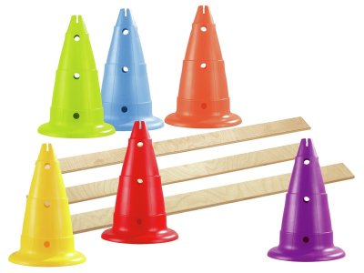 Zoom bild av MAXI PACK 6 Cones H: 50 cm + 3 slats