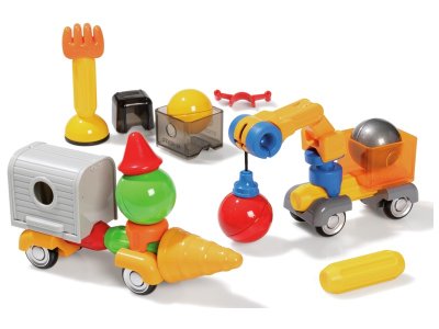 Zoom bild av STICK-O MAGNETIC CONSTRUCTION Construction vehicles