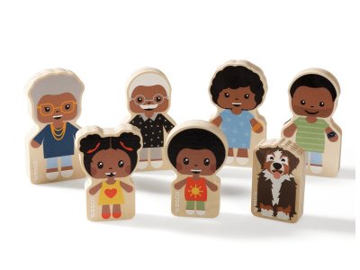 Zoom bild av Forest Family 7 WOODEN FIGURINES MAXI PACK