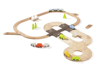 Zoom bild av REVERSIBLE TRAIN/ROAD TRACK Kilo