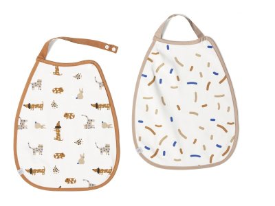 Zoom bild av FIRST YEAR SNAP-ON BIBS Patterned