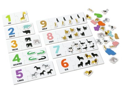 Zoom bild av Tactile numbers DUO PUZZLES